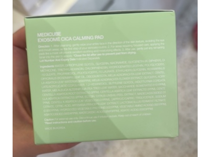 Medicube Exosome CICA Calming Pads, 100 Count