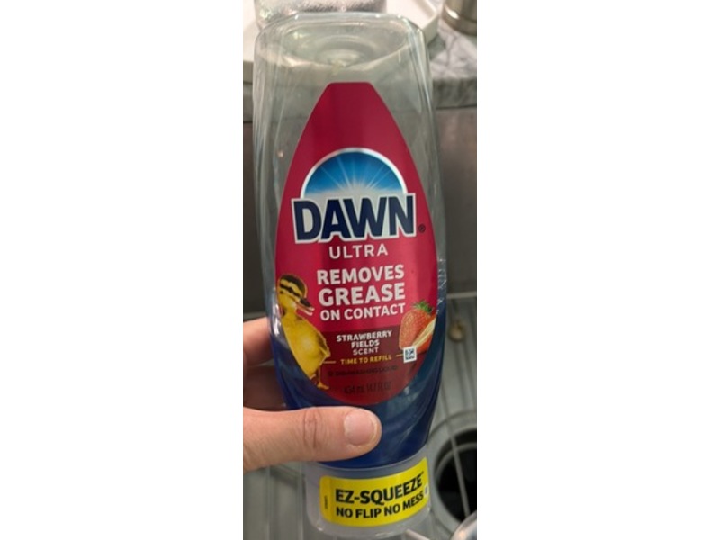 Dawn Ultra Dishwashing Liquid, Strawberry Fields, 14.7 fl oz/434 mL