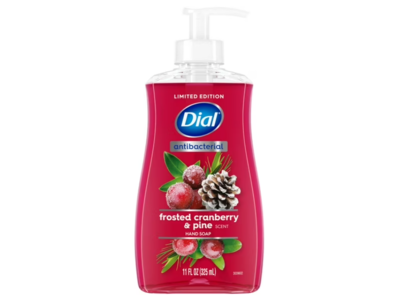 Dial Antibacterial Hand Soap, Frosted Cranberry & Pine, 11 fl oz/325 mL