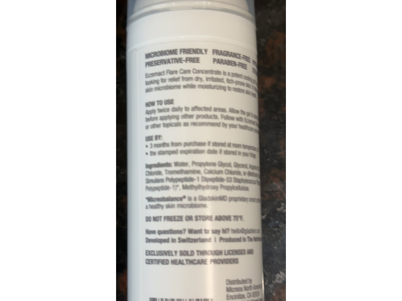 Gladskin Eczemact Flare Care Concentrate, 50 mL/1.69 fl oz