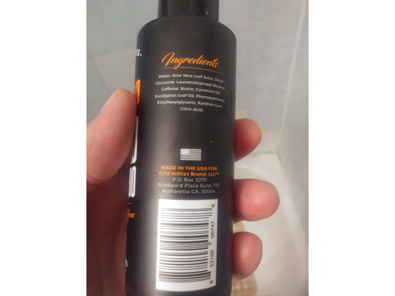 ProGro Beard Shampoo & Wash | Beard Growth & Thickening – Infused with Biotin & Caffeine 4 oz. Wild Willies