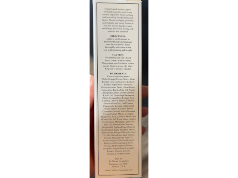 Le Mieux Phyto Marine Cleansing Lotion, Moisturize & Soften, 6 oz/180 mL