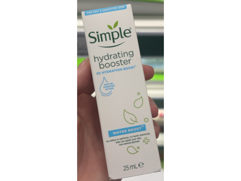Simple Water Hydrating Booster, 25 mL