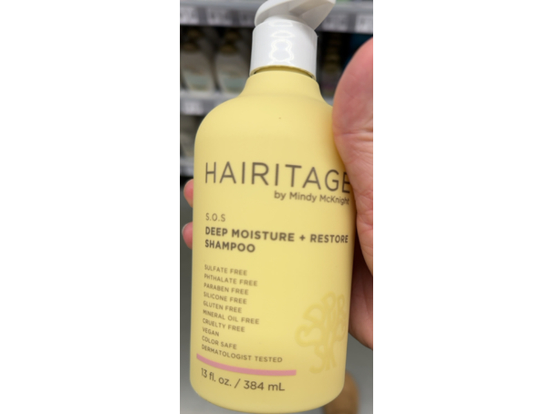 Hairitage By Mindy Mcknight Deep Moisture + Restore Shampoo, 13 fl oz/384 mL