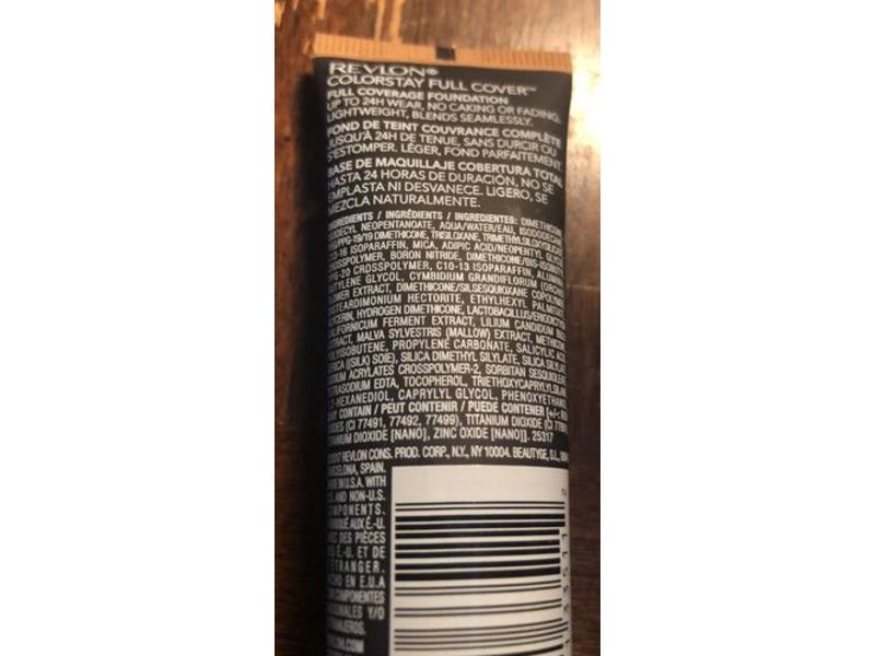 Revlon ColorStay Full Cover Foundation, 390 Early Tan, 1 fl oz/30 mL