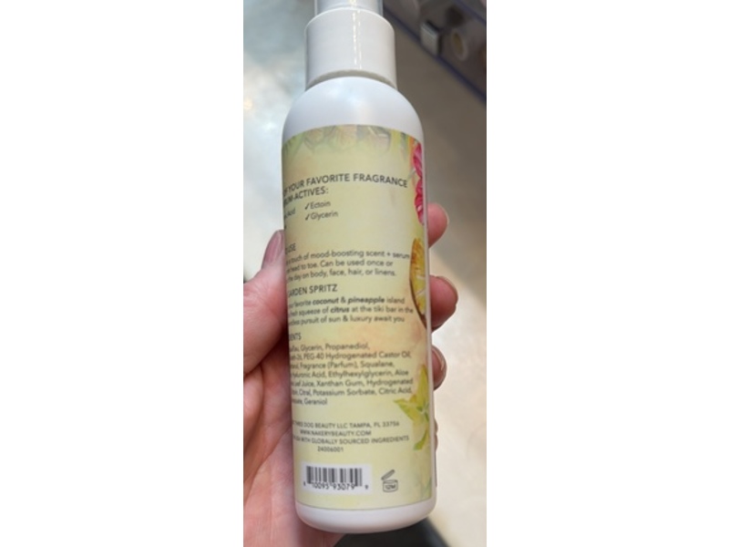 Nakery Beauty Hyaluronic Fragrance Mist, 5.07 fl oz/150 mL