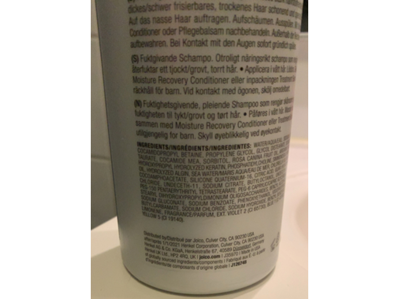 Joico Moisture Recovery Shampoo, 33.8 fl oz