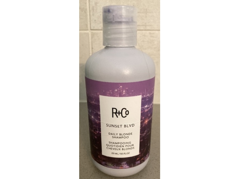 R+Co Sunset Blvd Daily Blonde Shampoo, 8.5 fl oz/251 mL