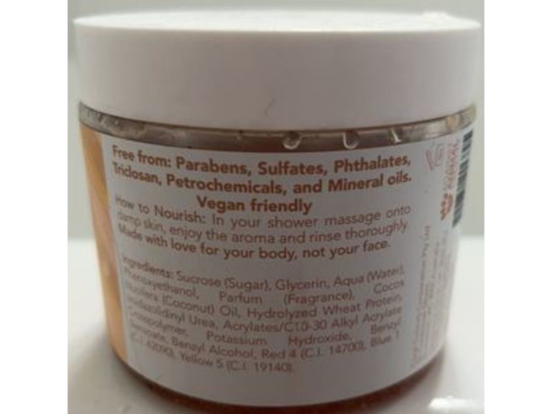 The Nourish Bar Protien Plus Body Polish, Cocoa, Banana, Coconut And Vanila, 20.28 oz/575 g