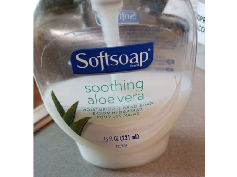 Softsoap Moisturizing Hand Soap, Soothing Aloe Vera, 7.5 fl oz /221 mL, Pack Of 6