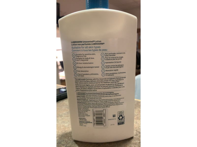 Lubriderm Unscented Lotion, 710mL