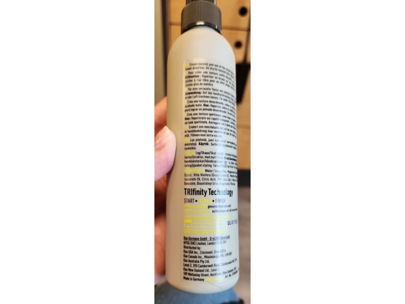 KMS Hair Play Sea Salt Spray, 6.8 fl oz/200 mL
