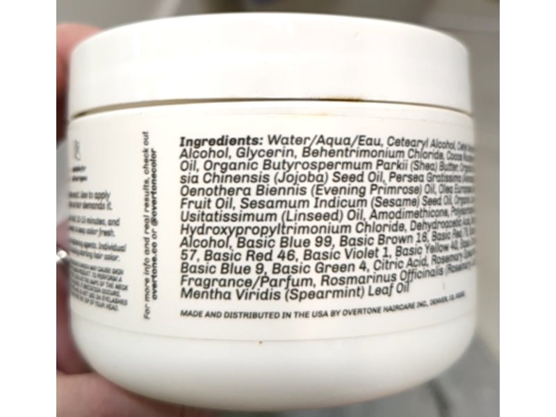 Overtone Coloring Conditioner, Chocolate Brown, 8 fl oz/237 mL