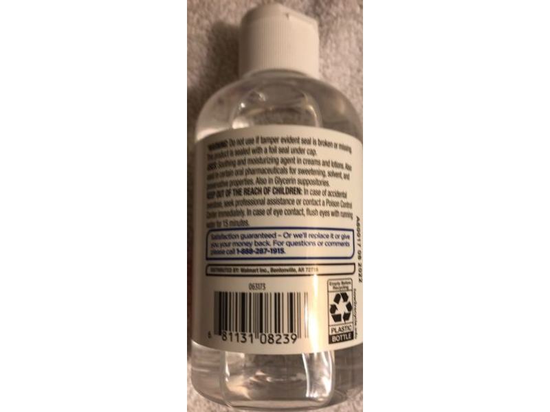 Equate Pure Vegetable Based Glycerin Usp, 99.5% Anhydrous, 6 fl oz/177 mL
