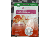 Skin Techniques Vitamin C Infused Sheet Mask, 25 mL, 1 Count - Image 3