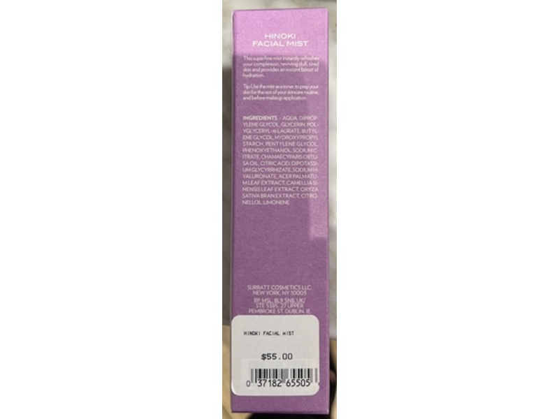 Surratt Hinoki Facial Mist, 1.52 oz/45 mL