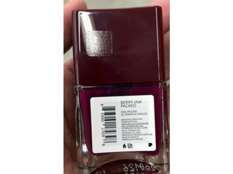 NAILS.INC 1 Step Gel Manicure, Berry Jam Packed, 0.47 fl oz/14 mL