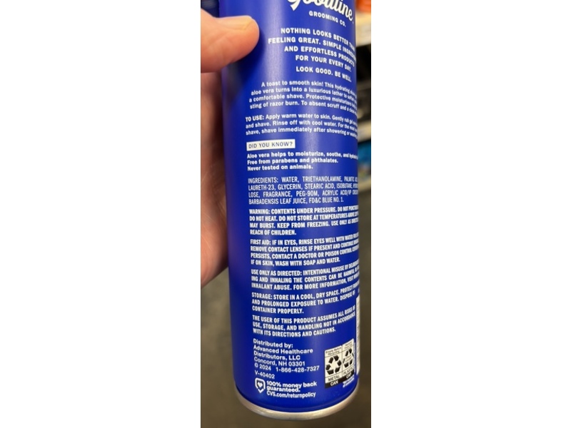 Goodline Grooming Co. Shave Gel, Cedar+Mandarin, 7 oz/198 g