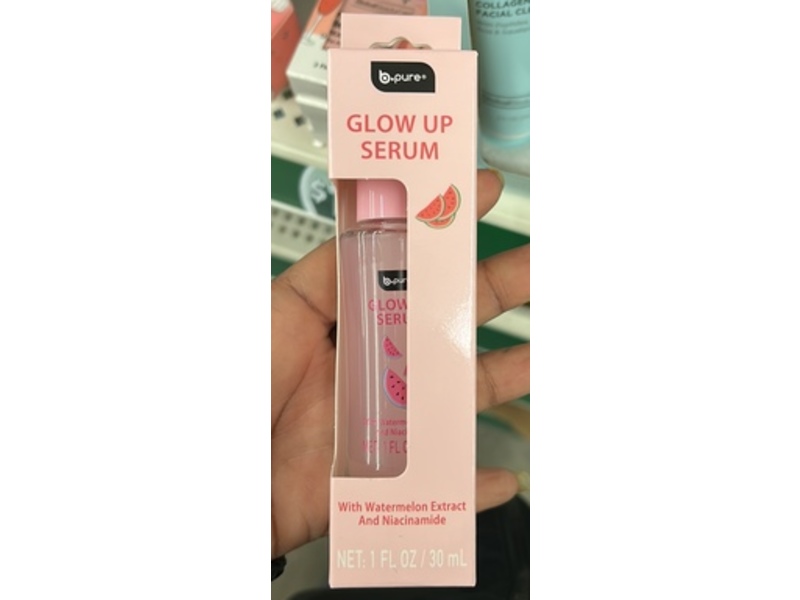 B Pure Glow Up Serum, Watermelon Extract And Niacinamide, 1 fl oz/30 mL