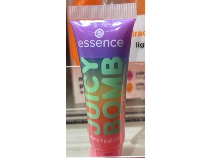 Essence Juicy Bomb Party Shiny Lip Gloss, 01 Bubblegum Bliss, 0.33 fl oz/10 mL