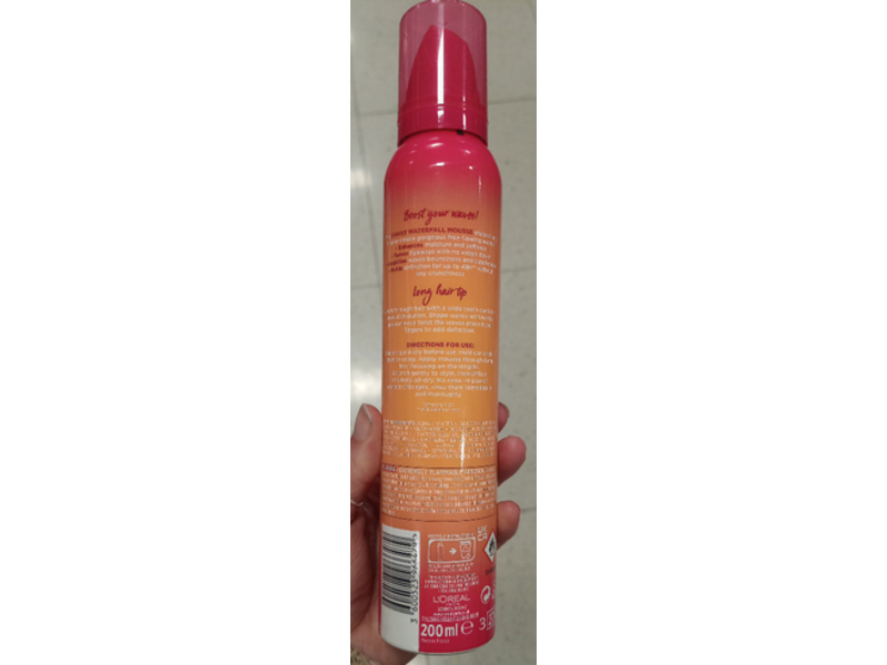 L'Oreal Paris Elvive Dream Lengths Waves Waterfall Mousse, 200 mL