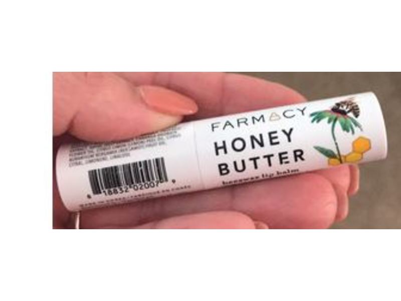 Farmacy Beeswax Lip Balm, Honey Butter, 0.12 oz/3.4 g