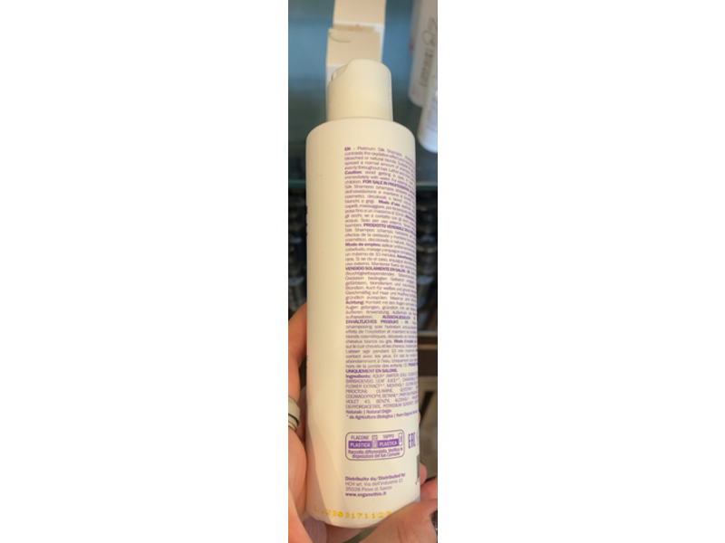 Organethic Pure Care Silk Platinum Shampoo, Aloe, 6.76 fl oz/200 mL