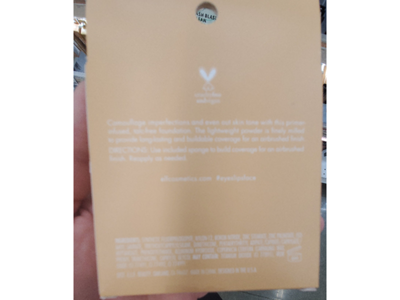 e.l.f. Camo Powder Foundation, Light 240 W, 0.28 oz/8 g