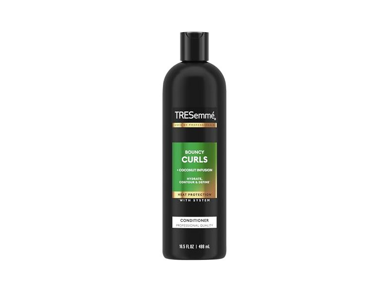 TRESemmé Bouncy Curls Conditioner, Coconut Infusion, 16.5 fl oz/488 mL