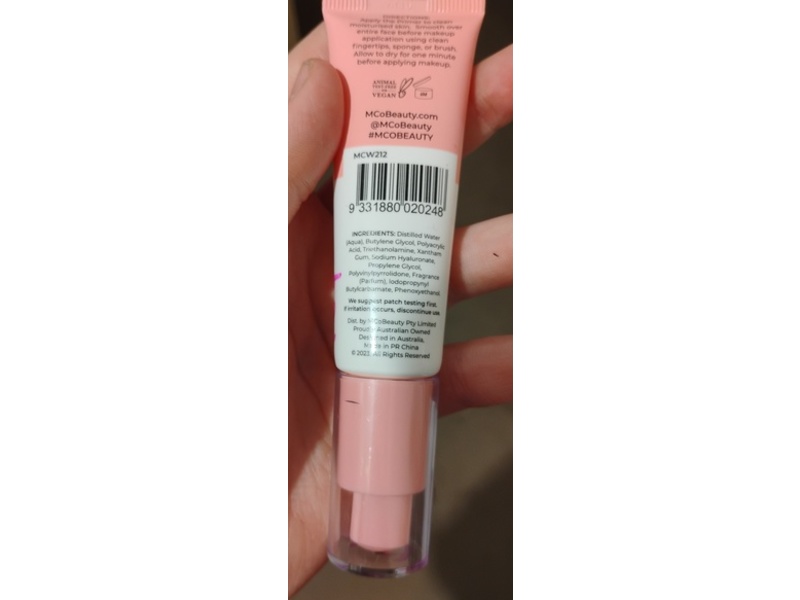 McoBeauty Hydrating Face Primer, 1.01 fl oz/30 mL