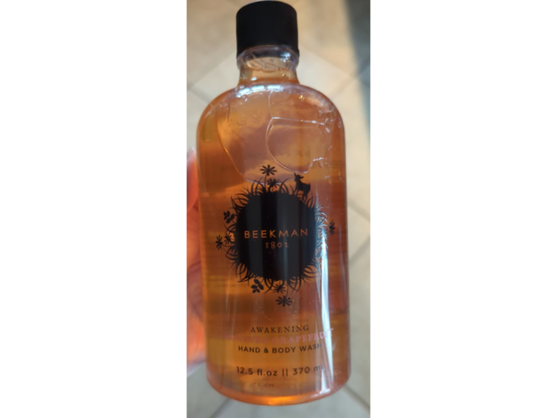 Beekman 1802 Awakening Hand & Body Wash, Honeyed Grapefruit, 12.5 fl oz/370 mL