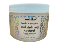 Sachiko Curl Defining Custard, Biotin + Coconut, 12 fl oz/355 mL - Image 2