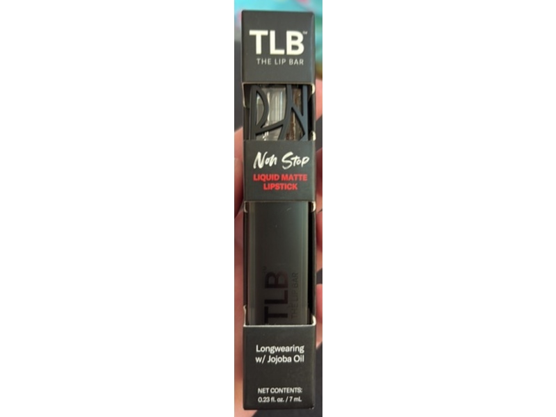 The Lip Bar Non Stop Liquid Matte Lipstick, Back to Black, 0.23 fl oz/7 mL