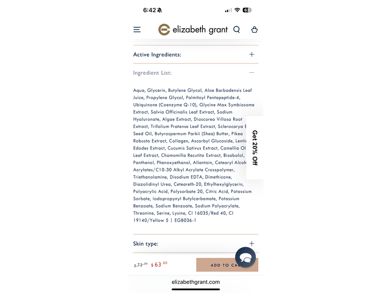 Elizabeth Grant Supreme Essence Of Torricelumn, 1.7 fl oz/50 mL