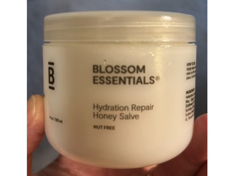 Blossom Essentials Hydration Repair Salve, Honey, Nut Free, 4 oz/120 mL