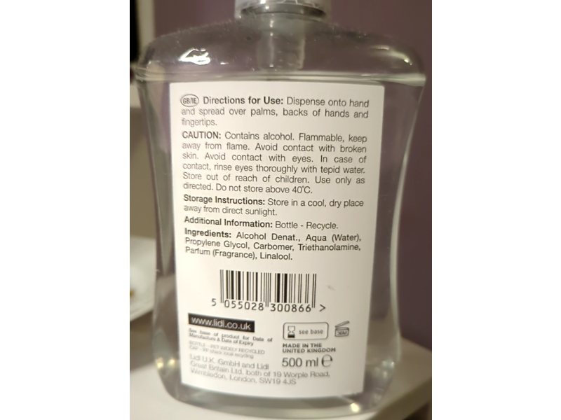 Cien Med Antibacterial Hand Gel, Original, 500 mL