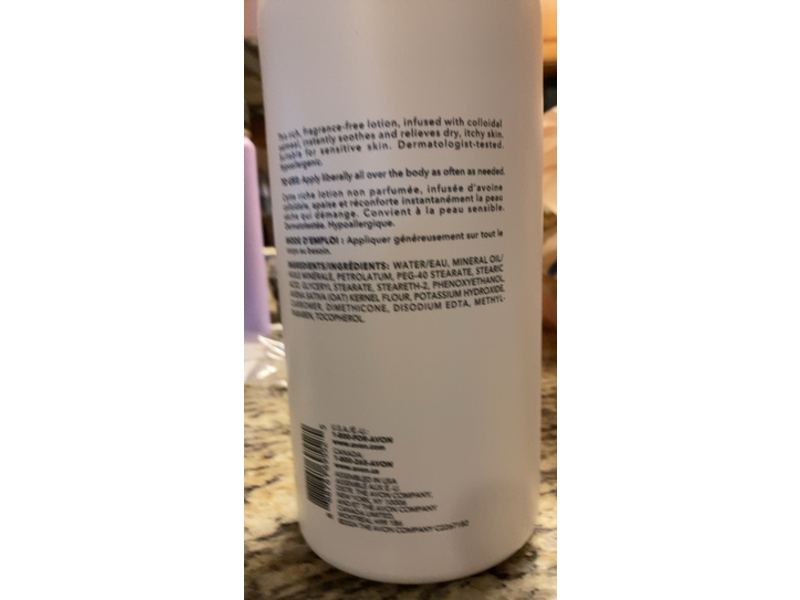 Avon Moisture Therapy Calming Relief Body Lotion, Oatmeal, 33.8 fl oz/1 L