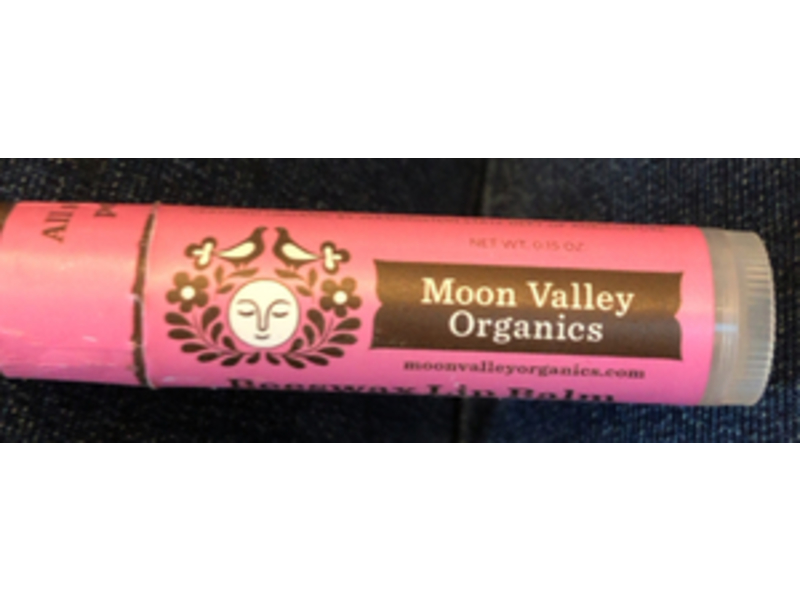 Moon Valley Organics Beeswax Lip Balm, Juicy Black Berry, 0.15 oz
