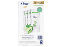 Dove Antiperspirant Deodorant, Cool Essentials, 2.6 oz/74 g, Pack Of 4 - thumbnail 1