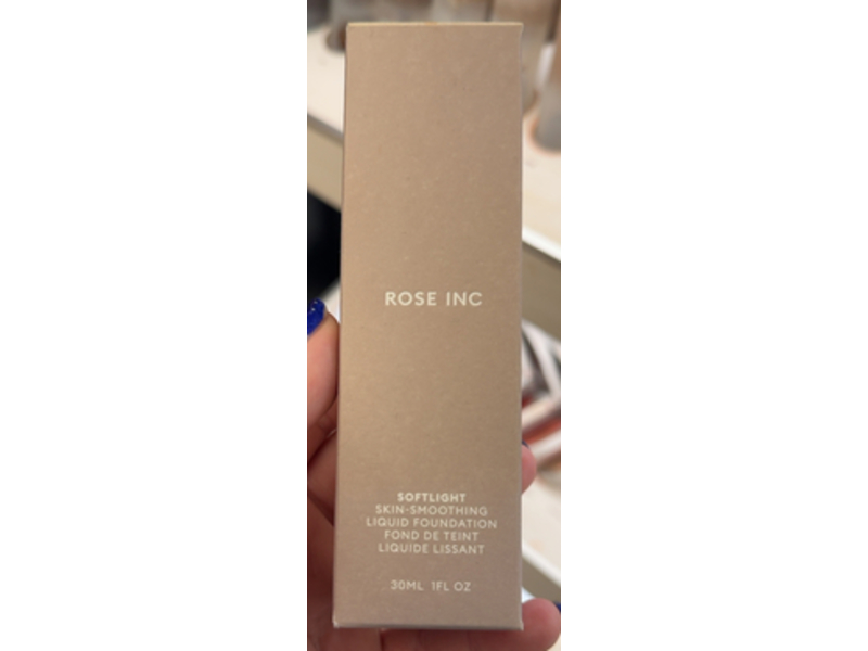 Rose Inc Soft Light Skin Smoothing Liquid Foundation, 1 fl oz/30 mL