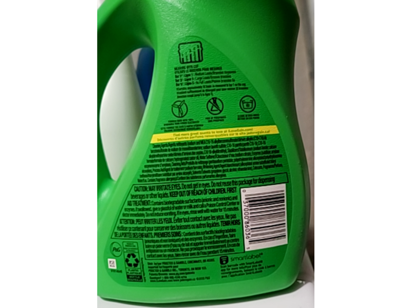 Gain Blissful Breeze Laundry Detergent, Aroma Boost, 32 Loads, 50 fl oz/1.47 L