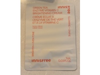 InnisFree Brightening Cream, Green Tea Enzyme + Vitamin C, 0.03 fl oz/1 mL - thumbnail 2