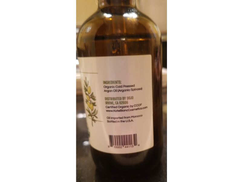 Kate Blanc Certified Organic Argan Oil, 4 fl oz/120 mL