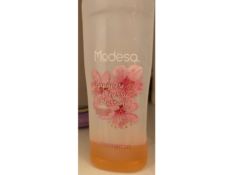 Modesa Moisturizing Body Wash, Japanese Cherry Blossom, 12 fl oz/354 mL