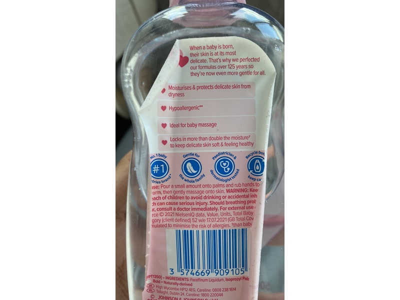 Johnson's Baby Oil , 500 mL