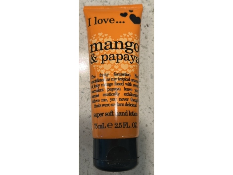 I love... Super Soft Hand Lotion, Mango & Papaya, 2.5 fl oz/75 mL