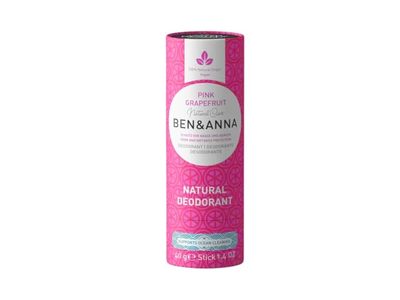 Ben & Anna Natural Care Deodorant, Pink Grapefruit, 1.4 oz/40 g