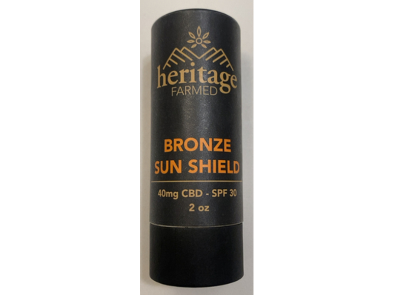 Heritage Farmed Bronze Sun Shield, SPF 30, 2 oz