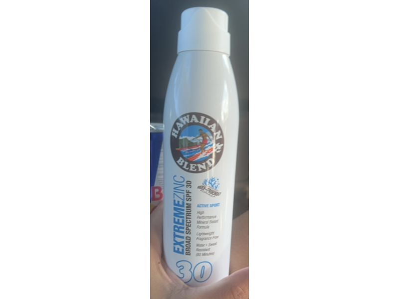 Hawaiian Blend Extreme Zinc Sunscreen Spray, SPF 30, 5 oz/142 g