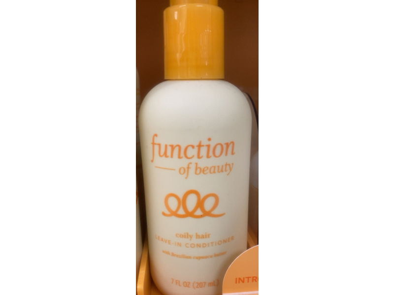 Function Of Beauty Coily Hair Leave In Conditioner, 7 fl oz/207 mL